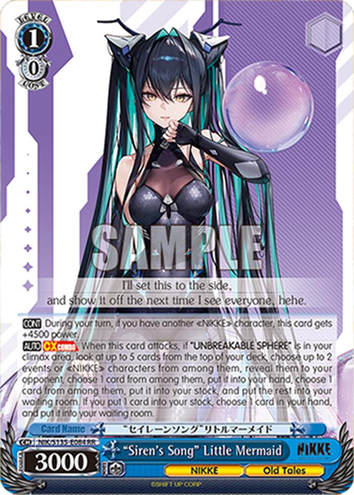 "Siren's Song" Little Mermaid, GODDESS OF VICTORY: NIKKE Vol.2 NIK/S135-E084