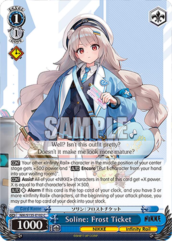 Soline: Frost Ticket, GODDESS OF VICTORY: NIKKE Vol.2 NIK/S135-E102