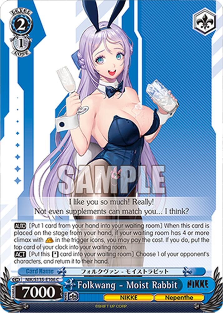 Folkwang - Moist Rabbit, GODDESS OF VICTORY: NIKKE Vol.2 NIK/S135-E106