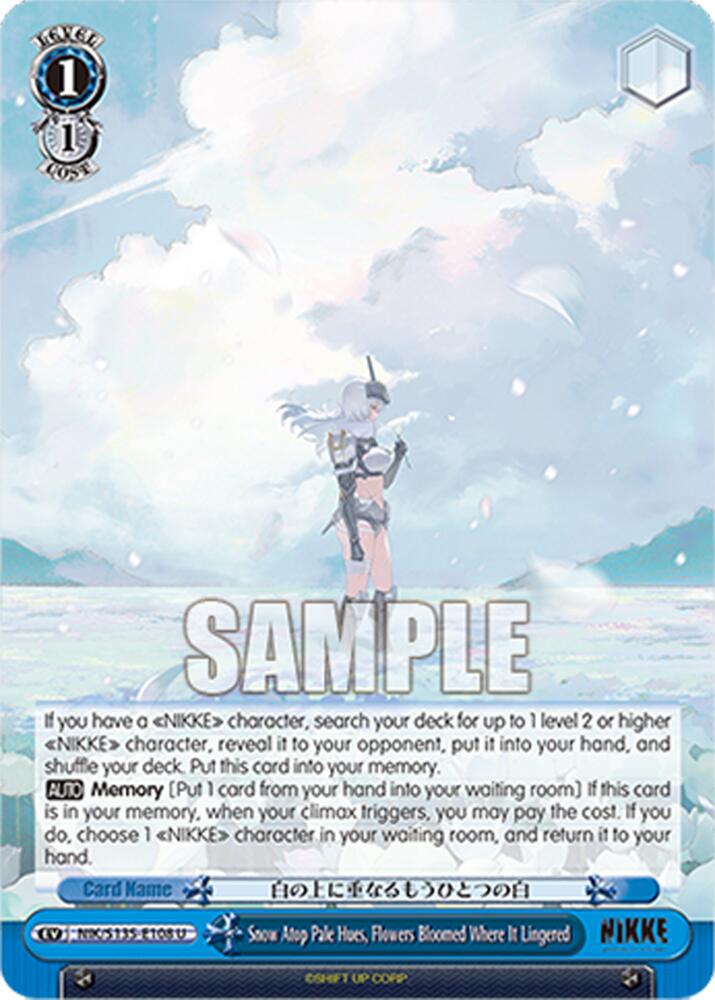 Snow Atop Pale Hues, Flowers Bloomed Where It Lingered, GODDESS OF VICTORY: NIKKE Vol.2 NIK/S135-E108