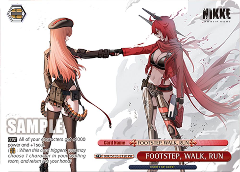 FOOTSTEP, WALK, RUN (PR), GODDESS OF VICTORY: NIKKE Vol.2 NIK/S135-E120