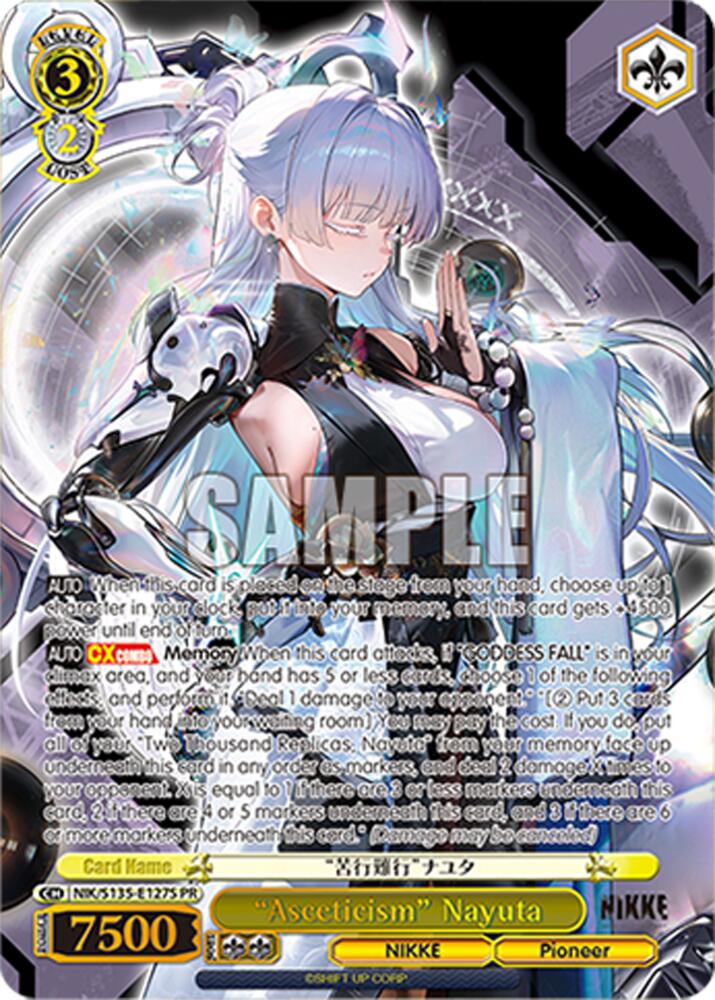 "Asceticism" Nayuta (PR), GODDESS OF VICTORY: NIKKE Vol.2 NIK/S135-E127S