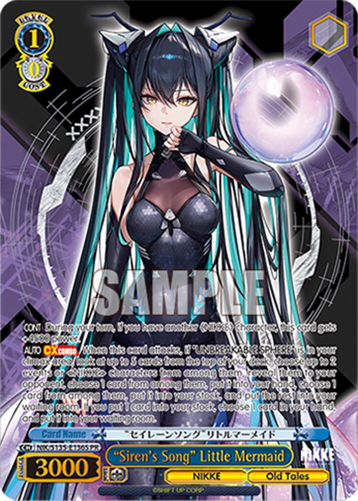 "Siren's Song" Little Mermaid (PR), GODDESS OF VICTORY: NIKKE Vol.2 NIK/S135-E136S