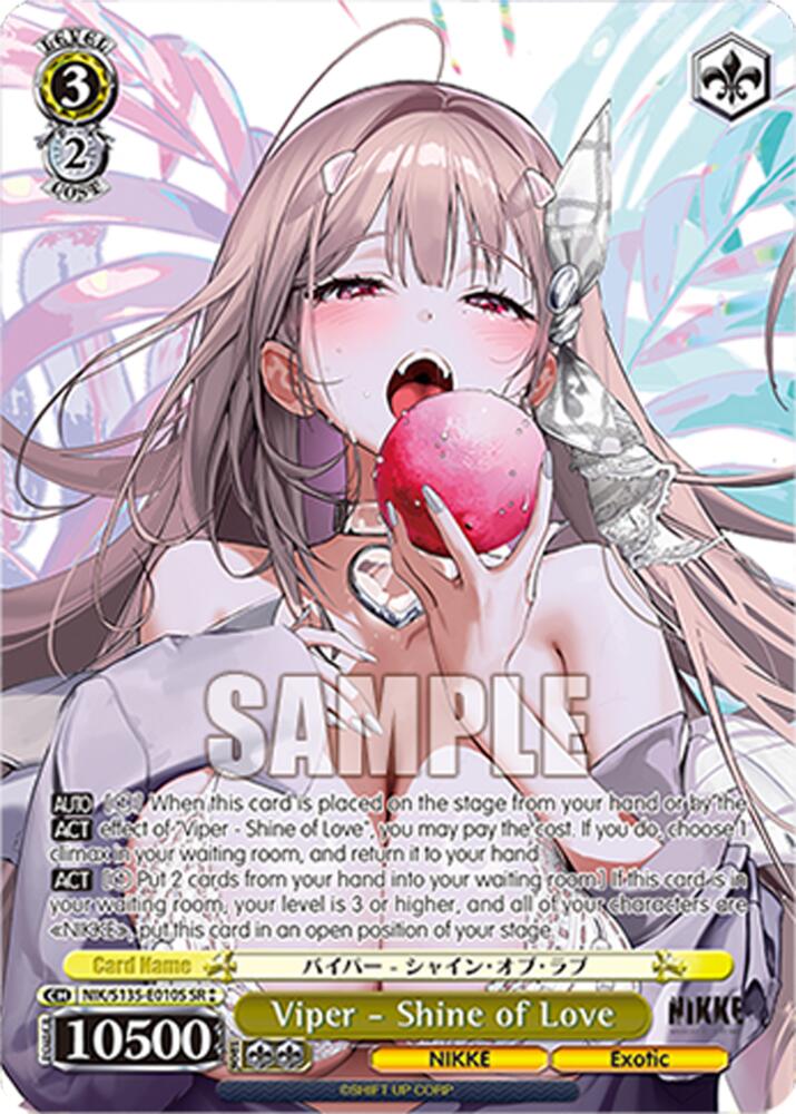 Viper - Shine of Love (SR), GODDESS OF VICTORY: NIKKE Vol.2 NIK/S135-E010S