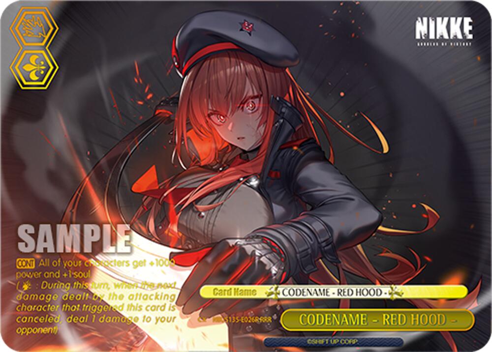 CODENAME - RED HOOD - (RRR), GODDESS OF VICTORY: NIKKE Vol.2 NIK/S135-E026R