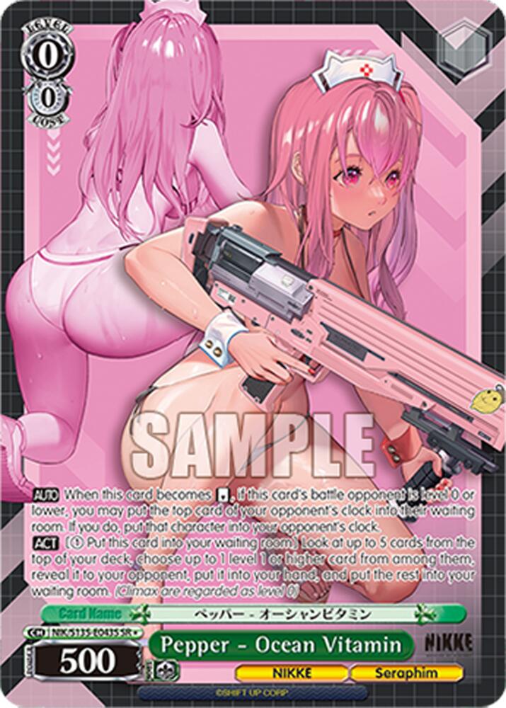 Pepper - Ocean Vitamin (SR), GODDESS OF VICTORY: NIKKE Vol.2 NIK/S135-E043S