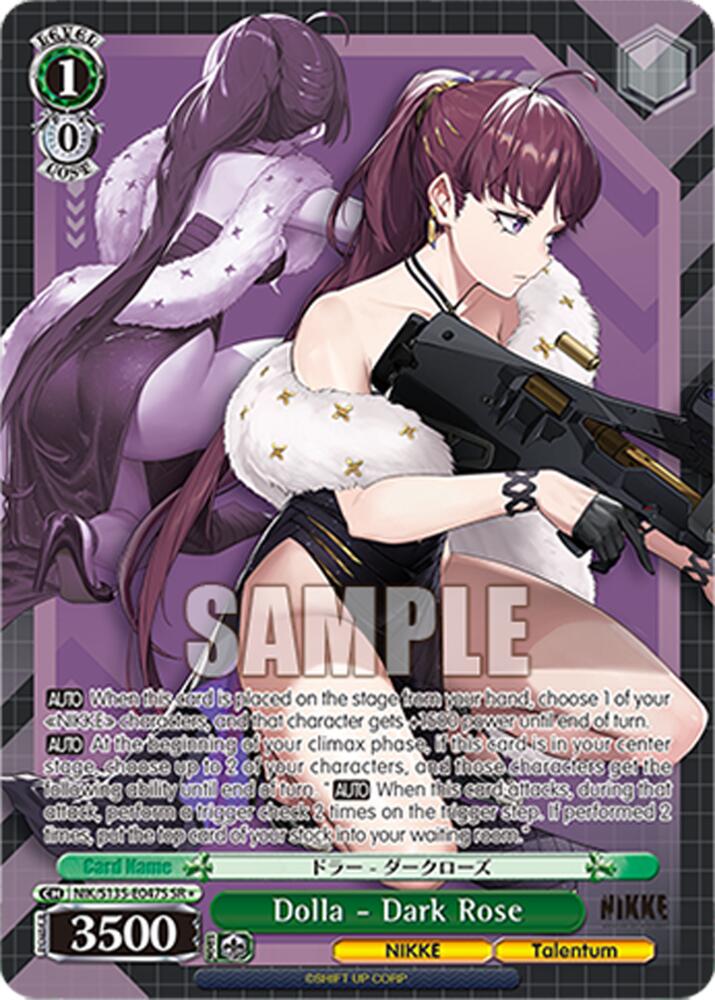 Dolla - Dark Rose (SR), GODDESS OF VICTORY: NIKKE Vol.2 NIK/S135-E047S