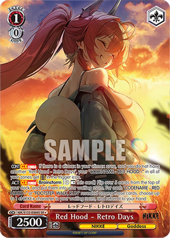 Red Hood - Retro Days (SR), GODDESS OF VICTORY: NIKKE Vol.2 NIK/S135-E069S