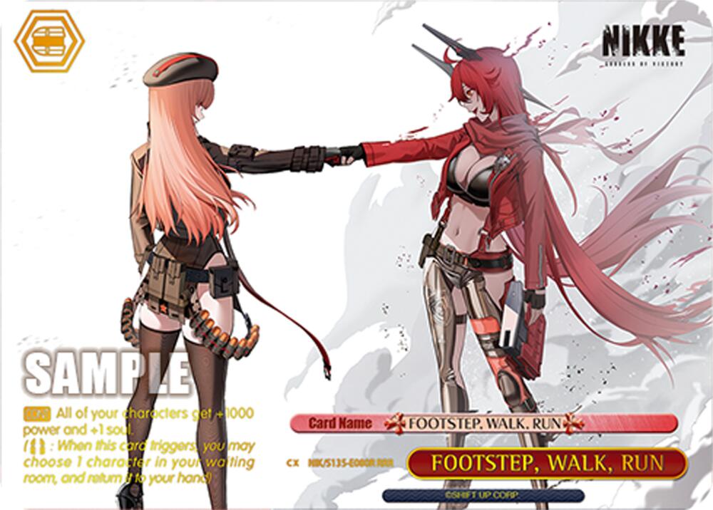 FOOTSTEP, WALK, RUN (RRR), GODDESS OF VICTORY: NIKKE Vol.2 NIK/S135-E080R