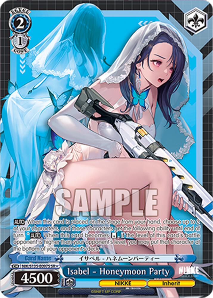 Isabel - Honeymoon Party (SR), GODDESS OF VICTORY: NIKKE Vol.2 NIK/S135-E097S