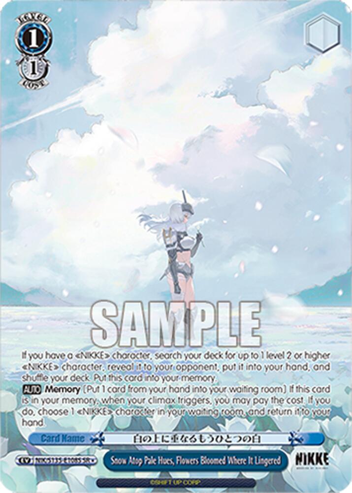 Snow Atop Pale Hues, Flowers Bloomed Where It Lingered (SR), GODDESS OF VICTORY: NIKKE Vol.2 NIK/S135-E108S