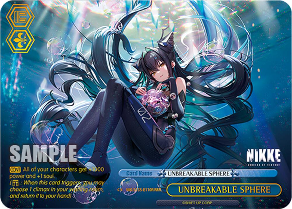 UNBREAKABLE SPHERE (RRR), GODDESS OF VICTORY: NIKKE Vol.2 NIK/S135-E110R