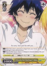 Wonderful Darling!? Raku, NISEKOI -False Love- NK/W30-E013 U
