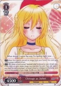 Chitoge as Juliet, NISEKOI -False Love- NK/W30-E055 R