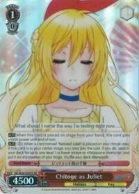 Chitoge as Juliet (SR), NISEKOI -False Love- NK/W30-E055S SR