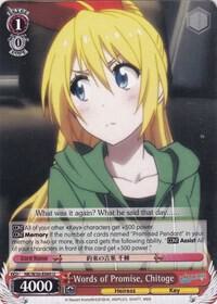 Words of Promise, Chitoge, NISEKOI -False Love- NK/W30-E060 U