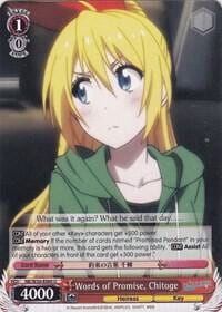 Words of Promise, Chitoge, NISEKOI -False Love- NK/W30-E060 U