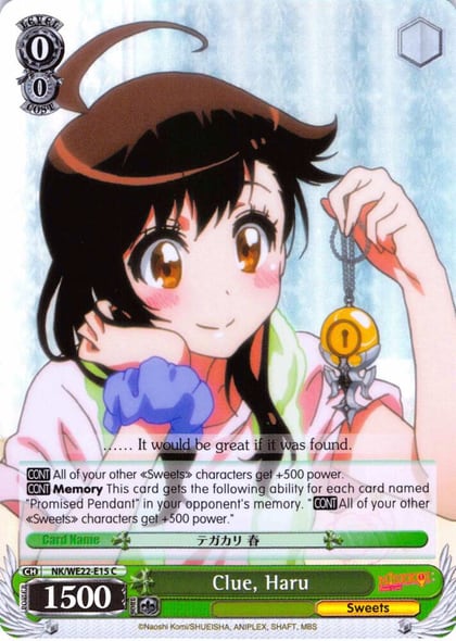 Clue, Haru (Parallel Foil), NISEKOI Extra Booster NK/WE22-E15