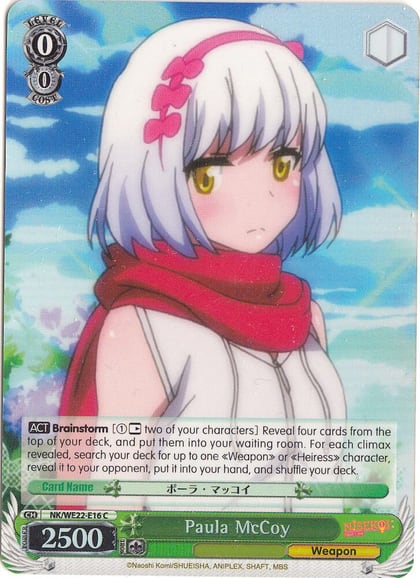Paula McCoy (Parallel Foil), NISEKOI Extra Booster NK/WE22-E16