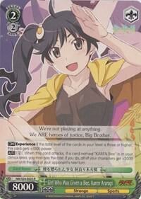 Girl Who Was Given a Bee, Karen Araragi, NISEMONOGATARI NM/S24-E025