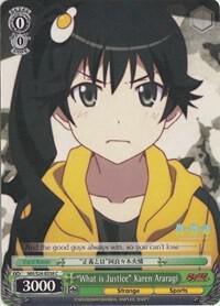 "What is Justice" Karen Araragi, NISEMONOGATARI NM/S24-E038