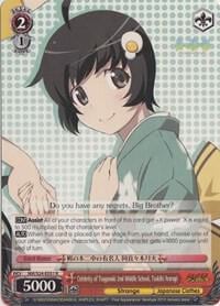 Celebrity of Tsuganoki 2nd Middle School, Tsukihi Araragi, NISEMONOGATARI NM/S24-E051