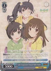 Tsukihi Araragi & Karen Araragi & Nadeko Sengoku, NISEMONOGATARI NM/S24-PE05 PR