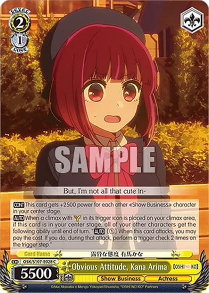 Obvious Attitude, Kana Arima, [OSHI NO KO] OSK/S107-E028 C