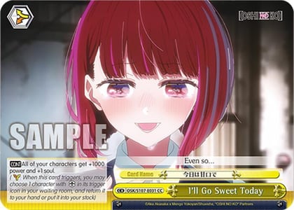 I'll Go Sweet Today, [OSHI NO KO] OSK/S107-E031 CC