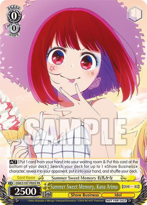Summer Sweet Memory, Kana Arima, [OSHI NO KO] OSK/S107-PE03 PR