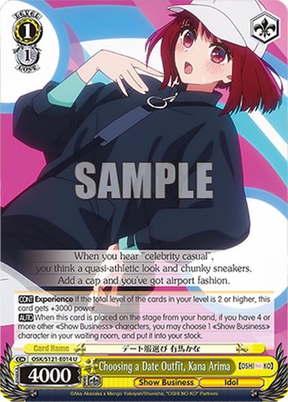 Choosing a Date Outfit, Kana Arima, [OSHI NO KO] Vol.2 OSK/S121-E014 U