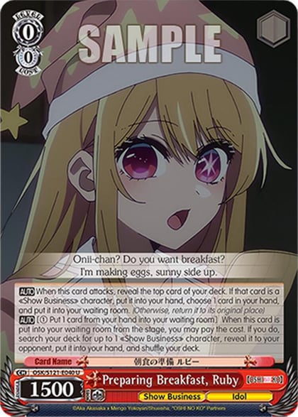 Preparing Breakfast, Ruby, [OSHI NO KO] Vol.2 OSK/S121-E040 U
