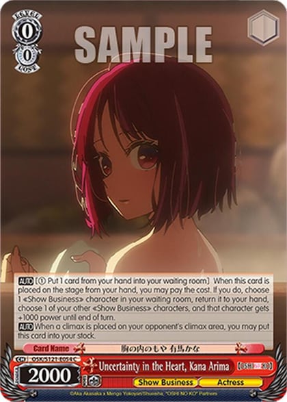 Uncertainty in the Heart, Kana Arima, [OSHI NO KO] Vol.2 OSK/S121-E054 C