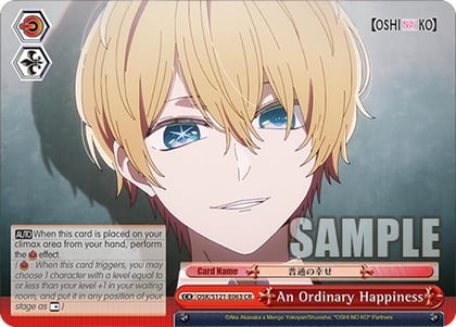 An Ordinary Happiness, [OSHI NO KO] Vol.2 OSK/S121-E063 CR