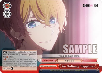 An Ordinary Happiness (RRR), [OSHI NO KO] Vol.2 OSK/S121-E063R RRR