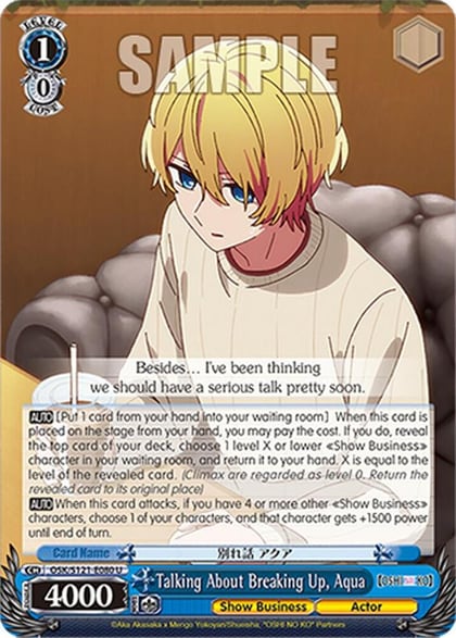 Talking About Breaking Up, Aqua, [OSHI NO KO] Vol.2 OSK/S121-E080 U