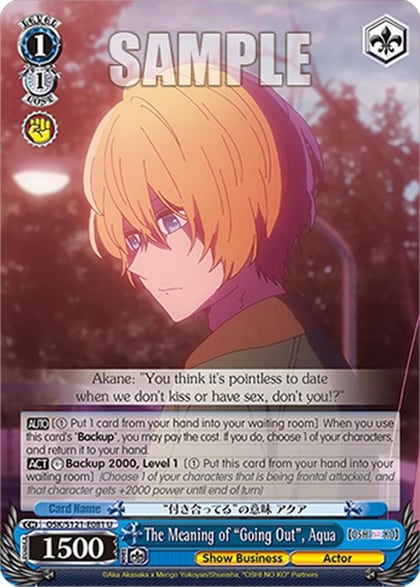 The Meaning of "Going Out", Aqua, [OSHI NO KO] Vol.2 OSK/S121-E081 U