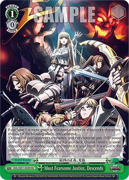 Most Fearsome Justice, Descends (HU), Nazarick: Tomb of the Undead Vol.3 Extra Booster OVL/SE51-E43H HU