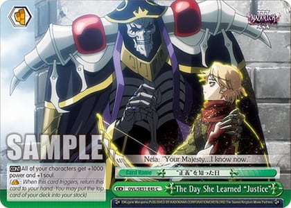 The Day She Learned "Justice", Nazarick: Tomb of the Undead Vol.3 Extra Booster OVL/SE51-E45 C