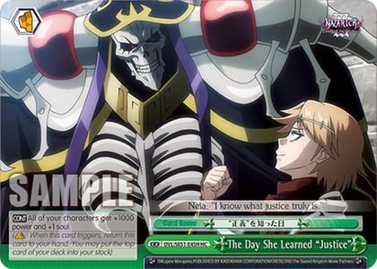 The Day She Learned "Justice" (HC), Nazarick: Tomb of the Undead Vol.3 Extra Booster OVL/SE51-E45H HC