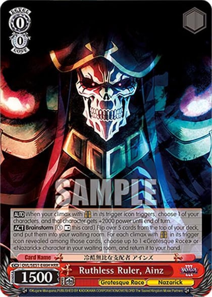 Ruthless Ruler, Ainz (HRR), Nazarick: Tomb of the Undead Vol.3 Extra Booster OVL/SE51-E46H HRR