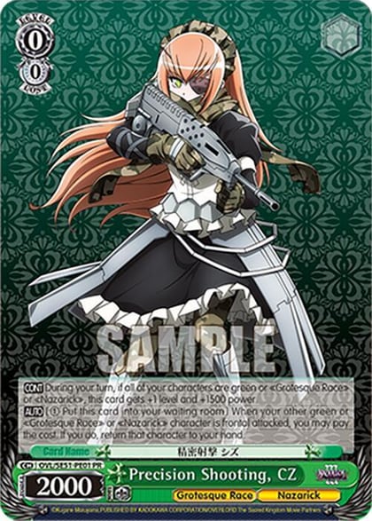 Precision Shooting, CZ (PR), Nazarick: Tomb of the Undead Vol.3 Extra Booster OVL/SE51-PE01 PR