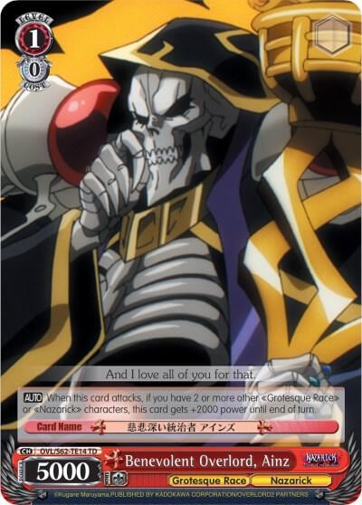Benevolent Overlord, Ainz, Nazarick: Tomb of the Undead OVL/S62-TE14 TD