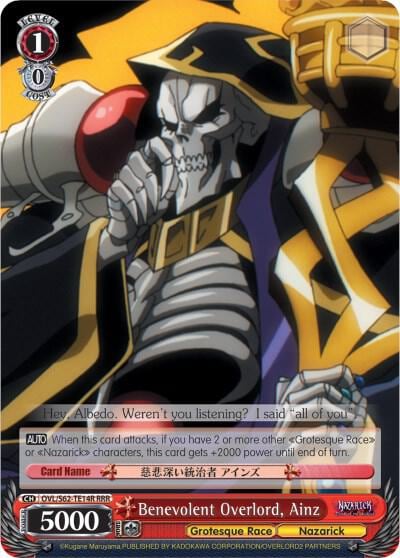 Benevolent Overlord, Ainz (RRR), Nazarick: Tomb of the Undead OVL/S62-TE14R RRR