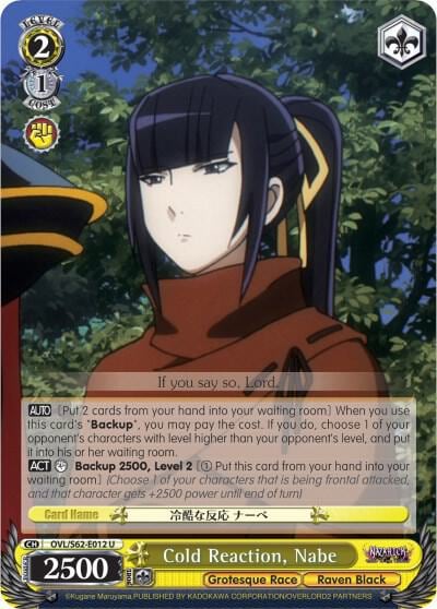 Cold Reaction, Nabe, Nazarick: Tomb of the Undead OVL/S62-E012 U