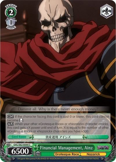 Financial Management, Ainz, Nazarick: Tomb of the Undead OVL/S62-E044 C