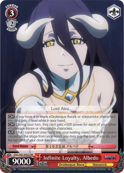 Infinite Loyalty, Albedo, Nazarick: Tomb of the Undead OVL/S62-E052 RR