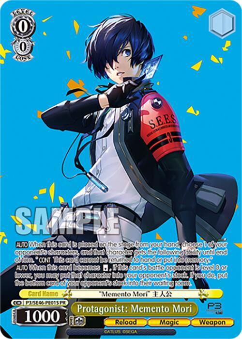 Protagonist: Memento Mori (Foil), Persona 3 Reload Premium Booster P3/SE46-PE01SPR