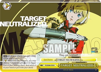 TARGET NEUTRALIZED., Persona 3 Reload Premium Booster P3/SE46-E18N
