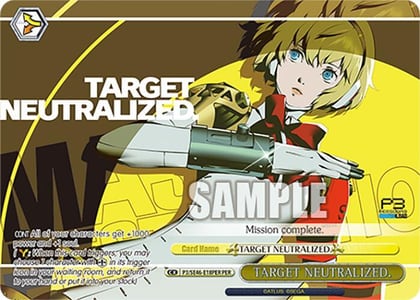 TARGET NEUTRALIZED. (PER), Persona 3 Reload Premium Booster P3/SE46-E18PERPER